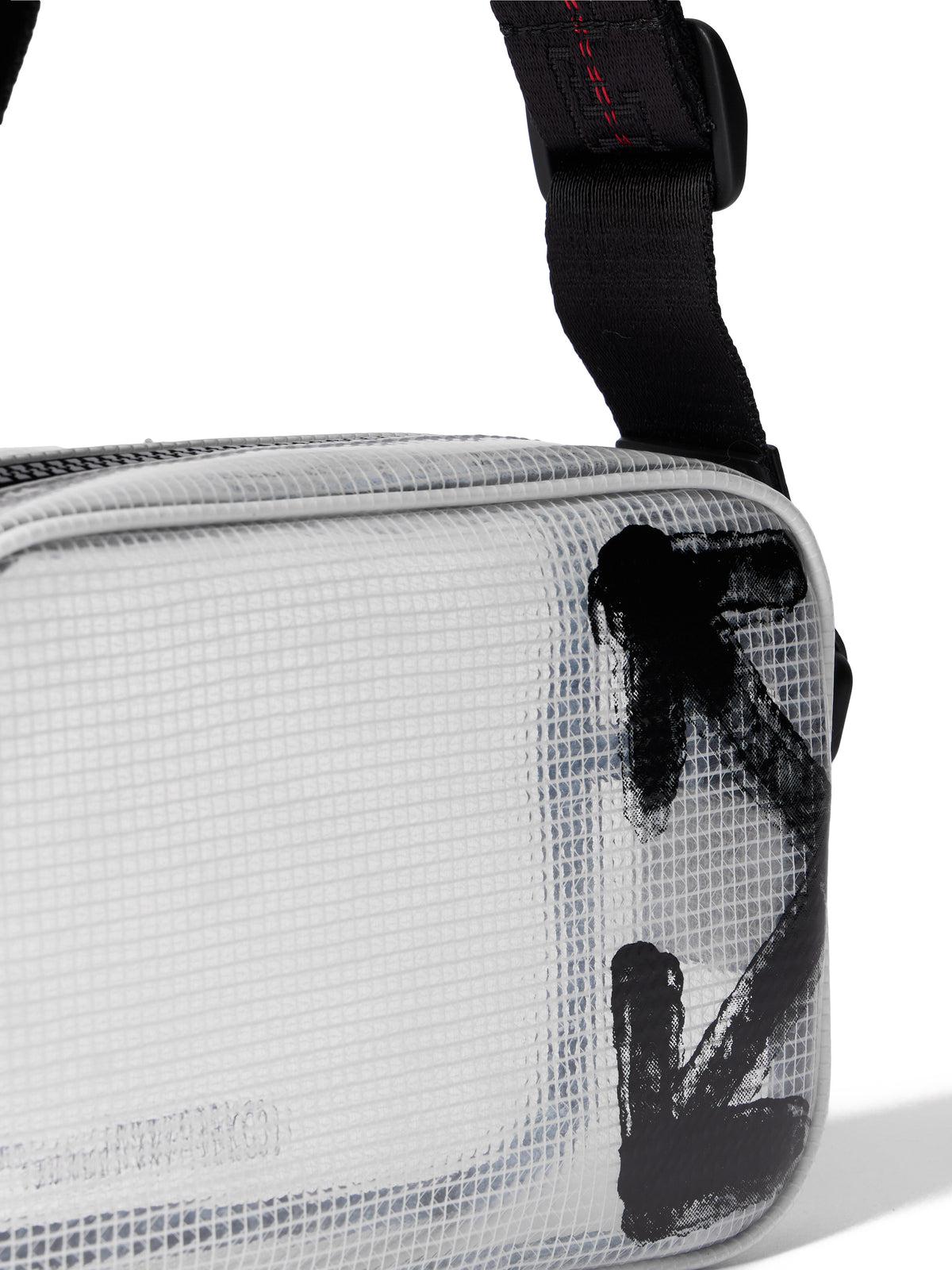 OFF WHITE Heritage Ripstop Camera Bag TRANSPARENT - BLACK OMNQ09AC99FAB001