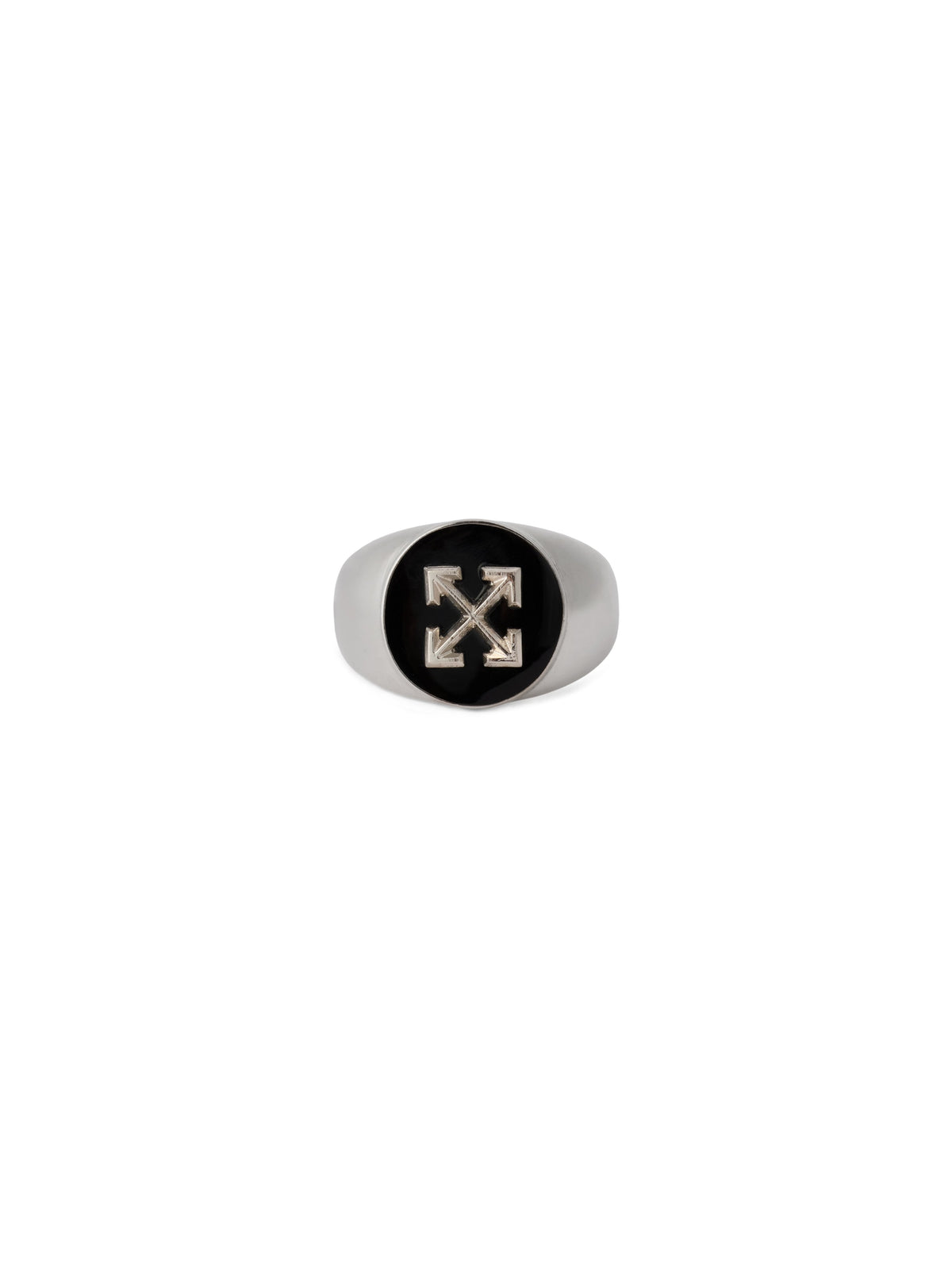 Round Arrow Signet Ring