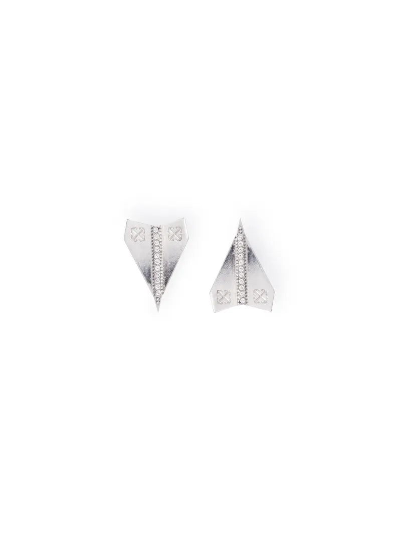 OFF WHITE Paperplane Earring S SILVER OMOD11JZ25MET001
