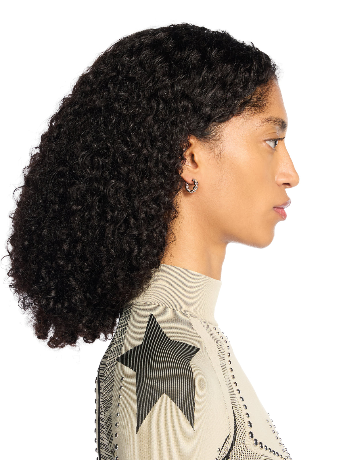 Arrow Hoop Mono Earrings