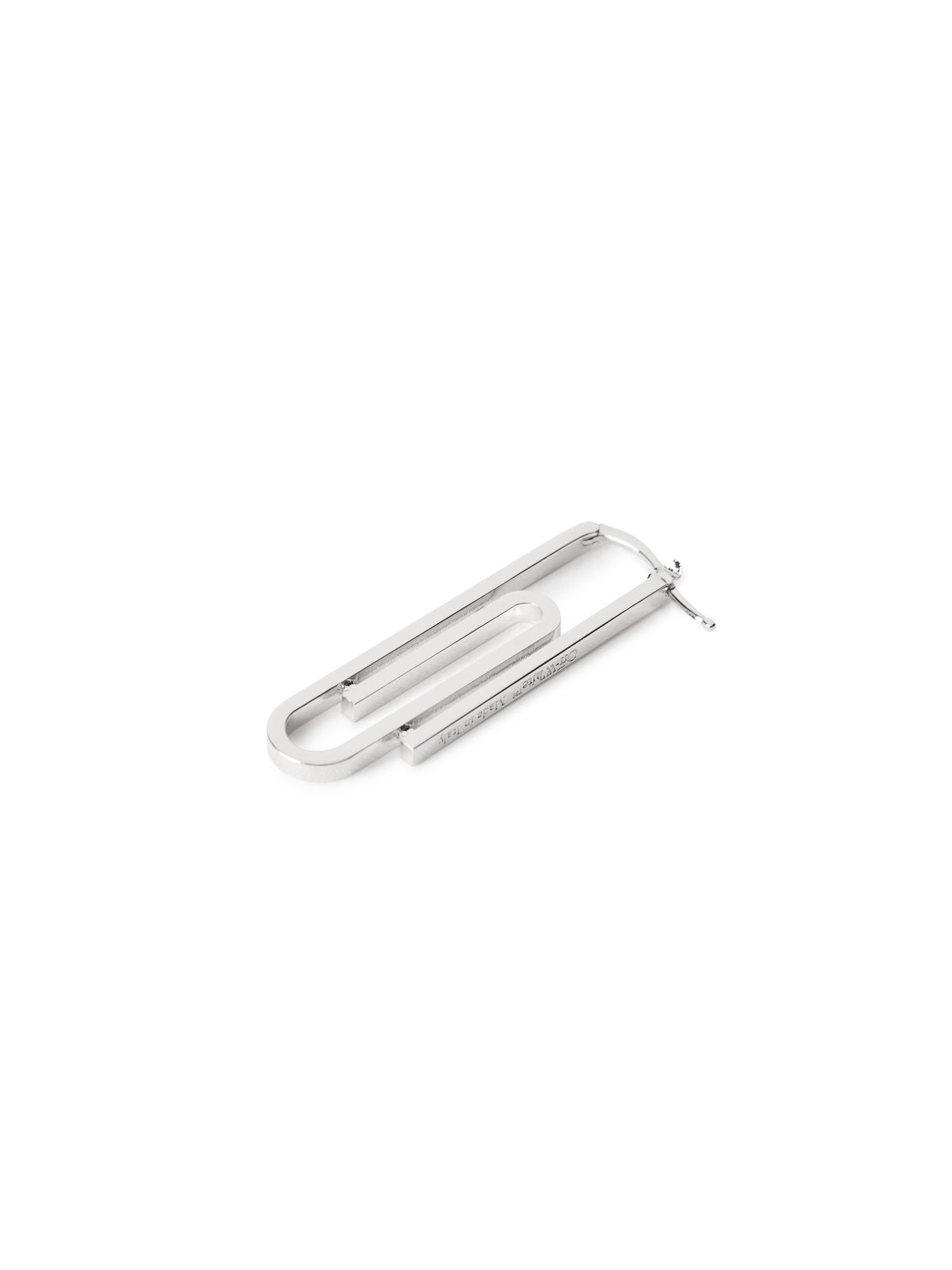 Paperclip Mono Earring
