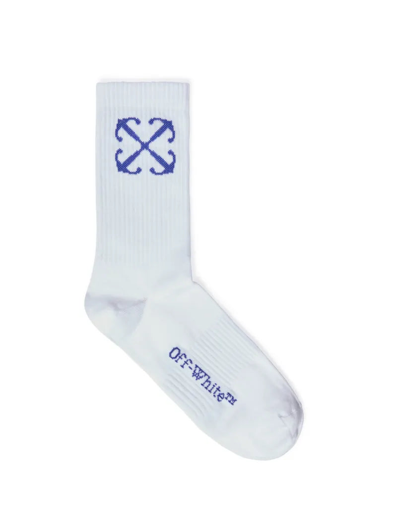 OFF WHITE ARROW MID CALF SOCKS WHITE OMRA080S25KNI001