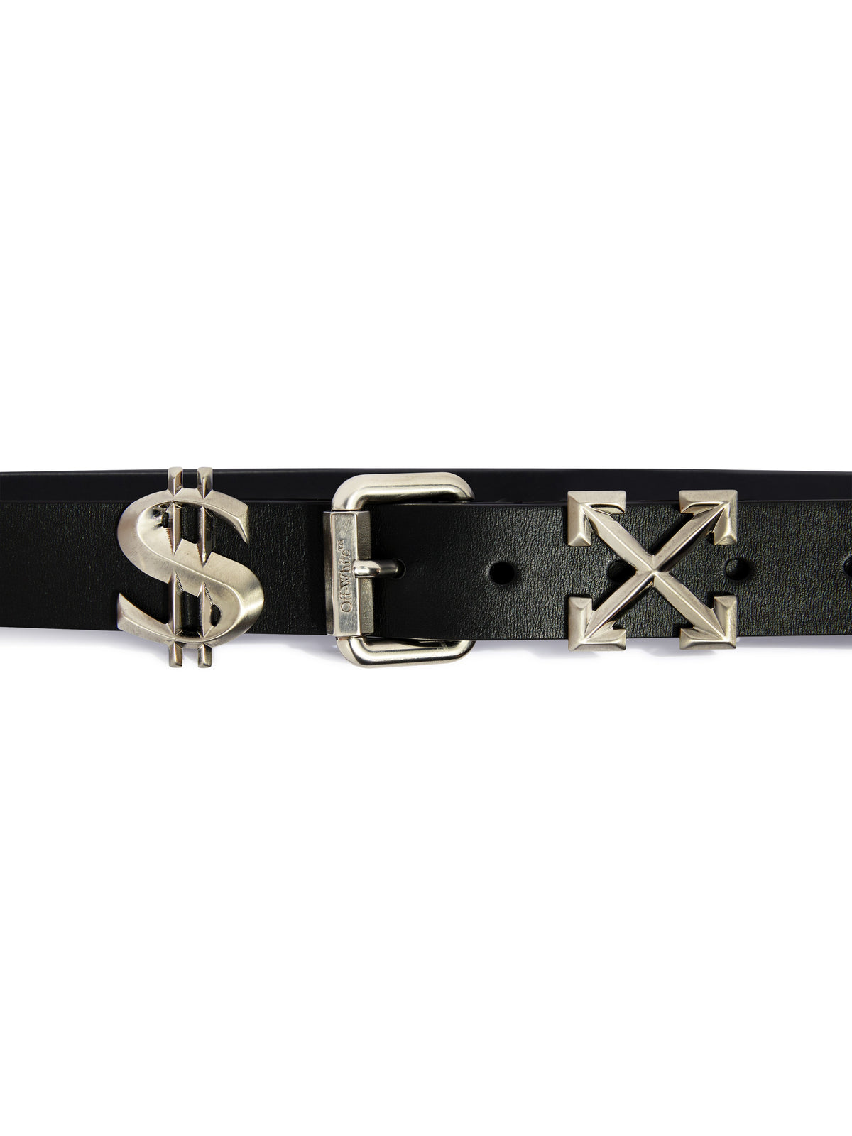 OFF WHITE ARROW $EX BELT 30 BLACK OMRB14CC99LEA001