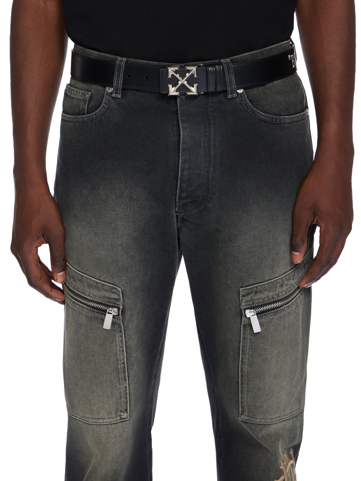 Arrow Quote Leather Belt