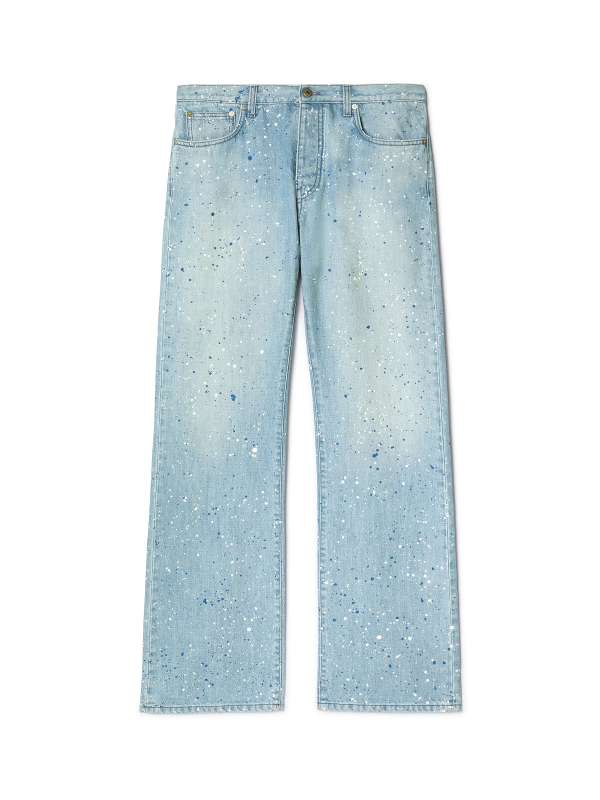 OFF WHITE Paint Relaxed Jeans BLUE OMYA18JS25DEN002