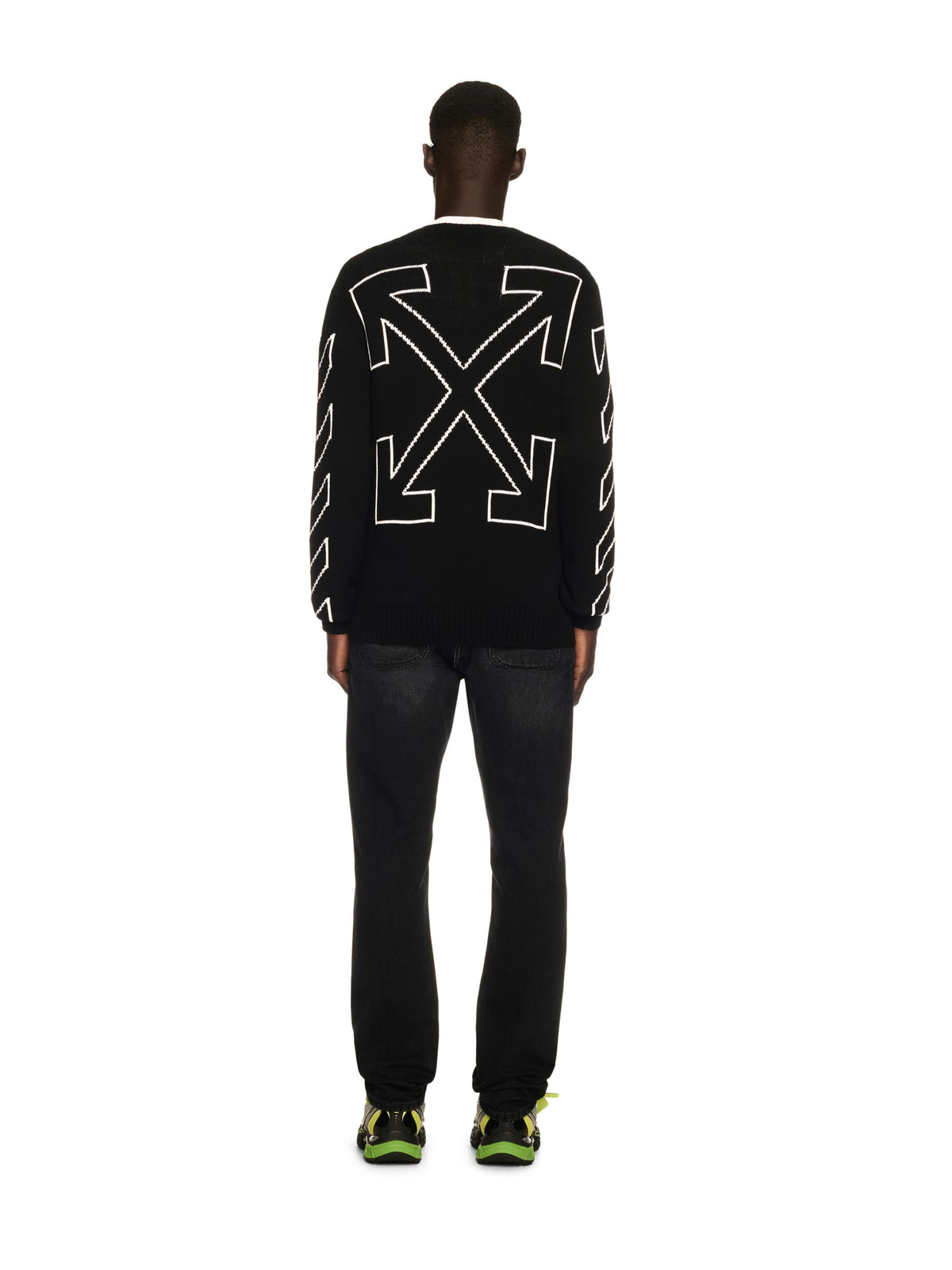 OFF WHITE Arr Skinny Jeans BLACK OMYA18LS25DEN002