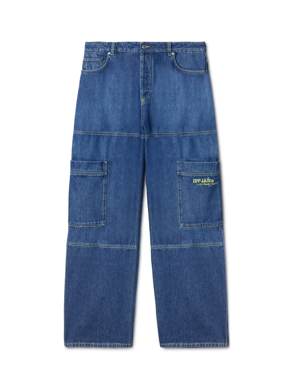 Off Irreg Den Cargo Jeans