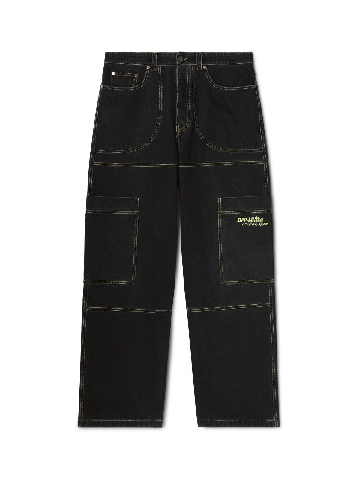 Off Irreg Den Cargo Jeans
