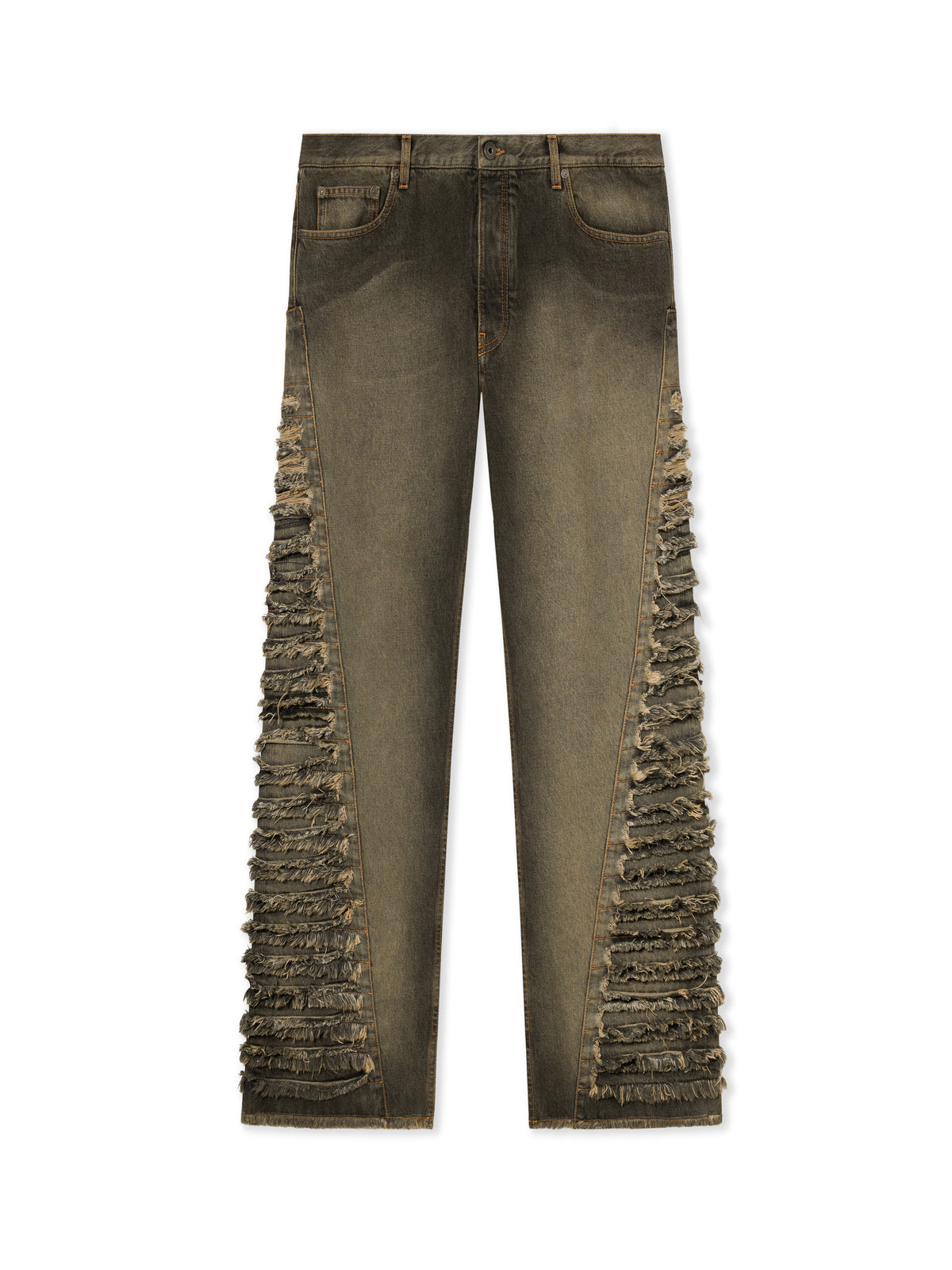 Side Distressed Jeans