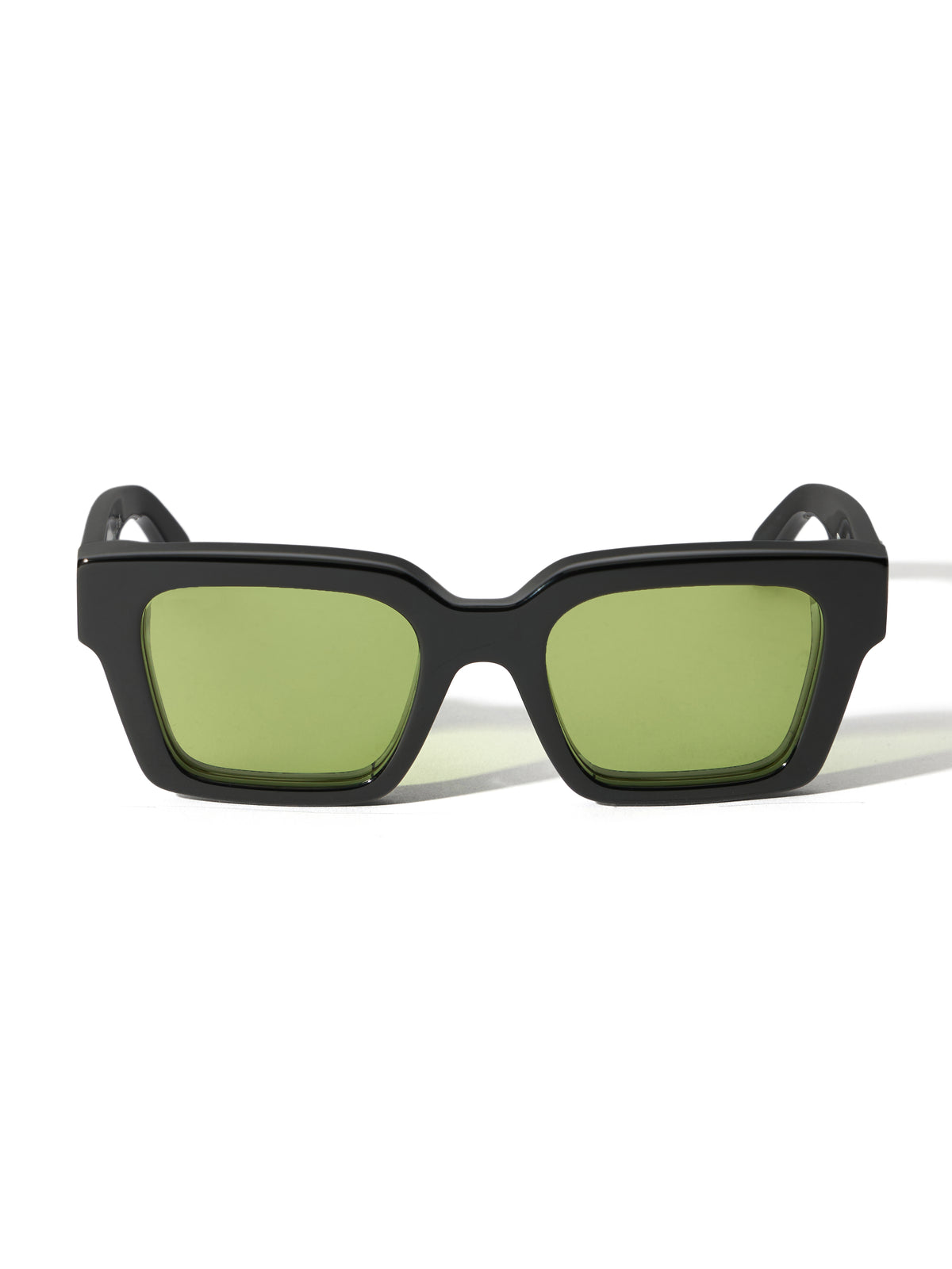 OFF WHITE Virgil L Light Green Lens Sunglasses Shiny silver OW1022105053