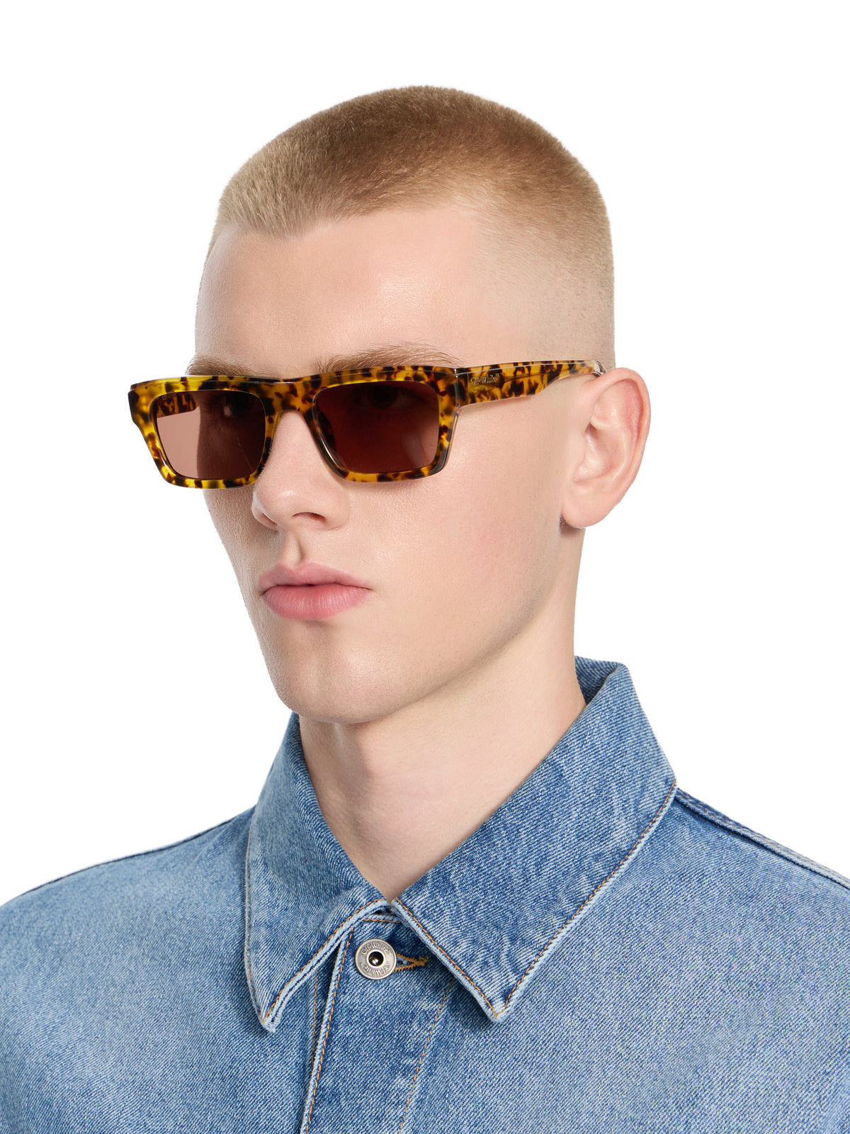 OFF WHITE Flint Brown Lens Sunglasses Shiny Havana OW1038196453
