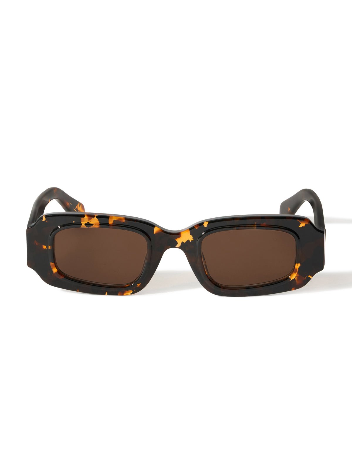 OFF WHITE Olympia Brown Lens Sunglasses Shiny Black OW1042606446