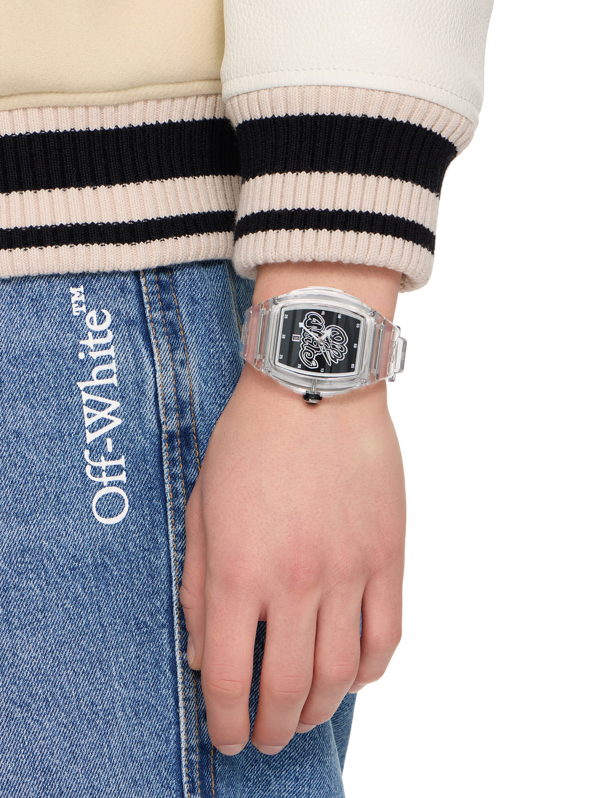 OFF WHITE "Beat" Watch White OW1G003P