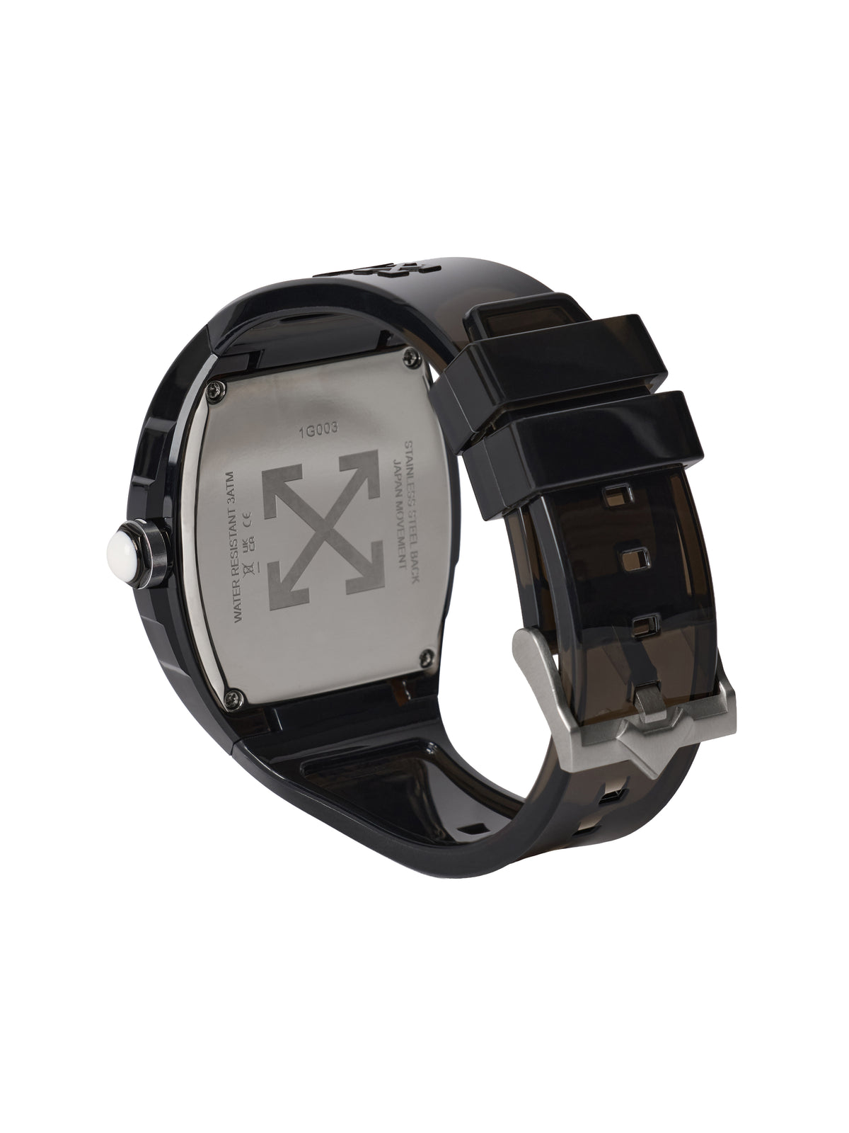 OFF WHITE "Beat" Watch Black OW1G003P