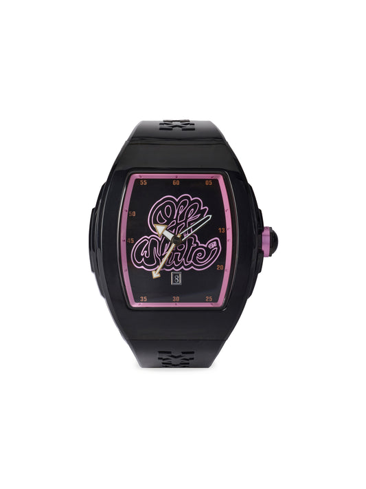 OFF WHITE "Beat" Watch Black OW1G003P