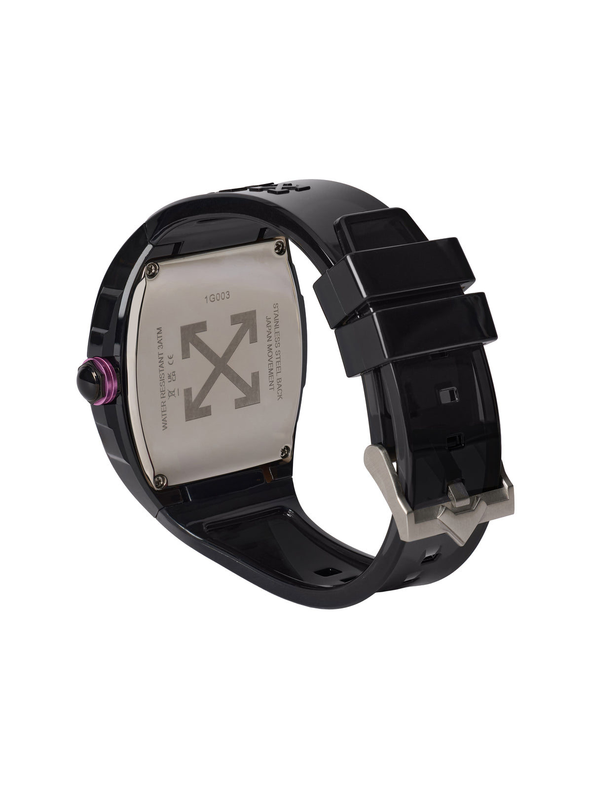 OFF WHITE "Beat" Watch Black OW1G003P