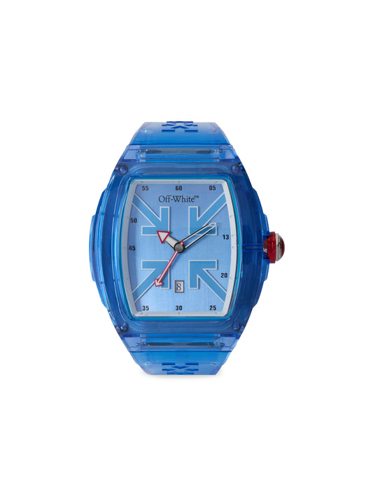OFF WHITE "Beat" Watch Blue OW1G003P