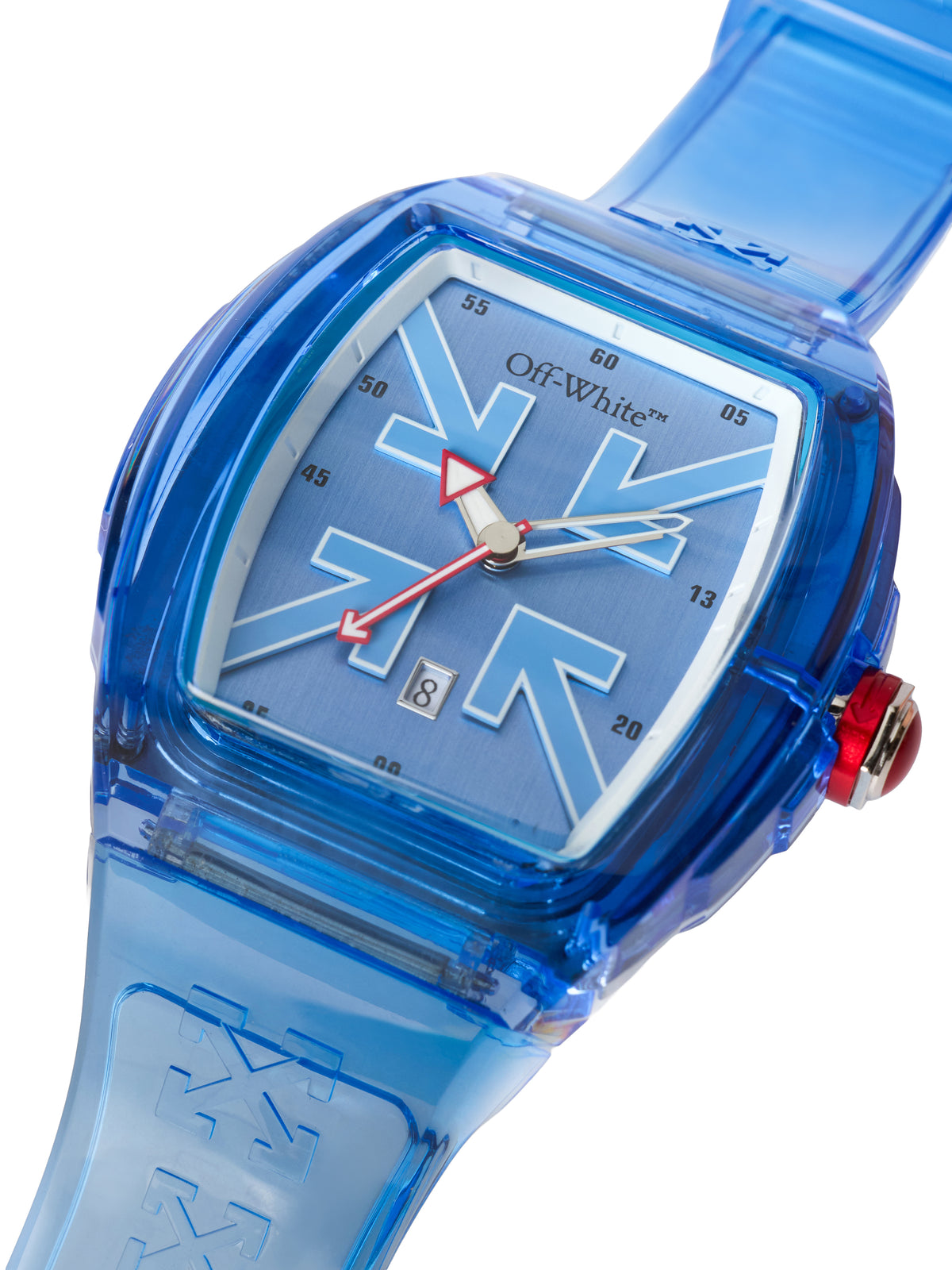 OFF WHITE "Beat" Watch Blue OW1G003P