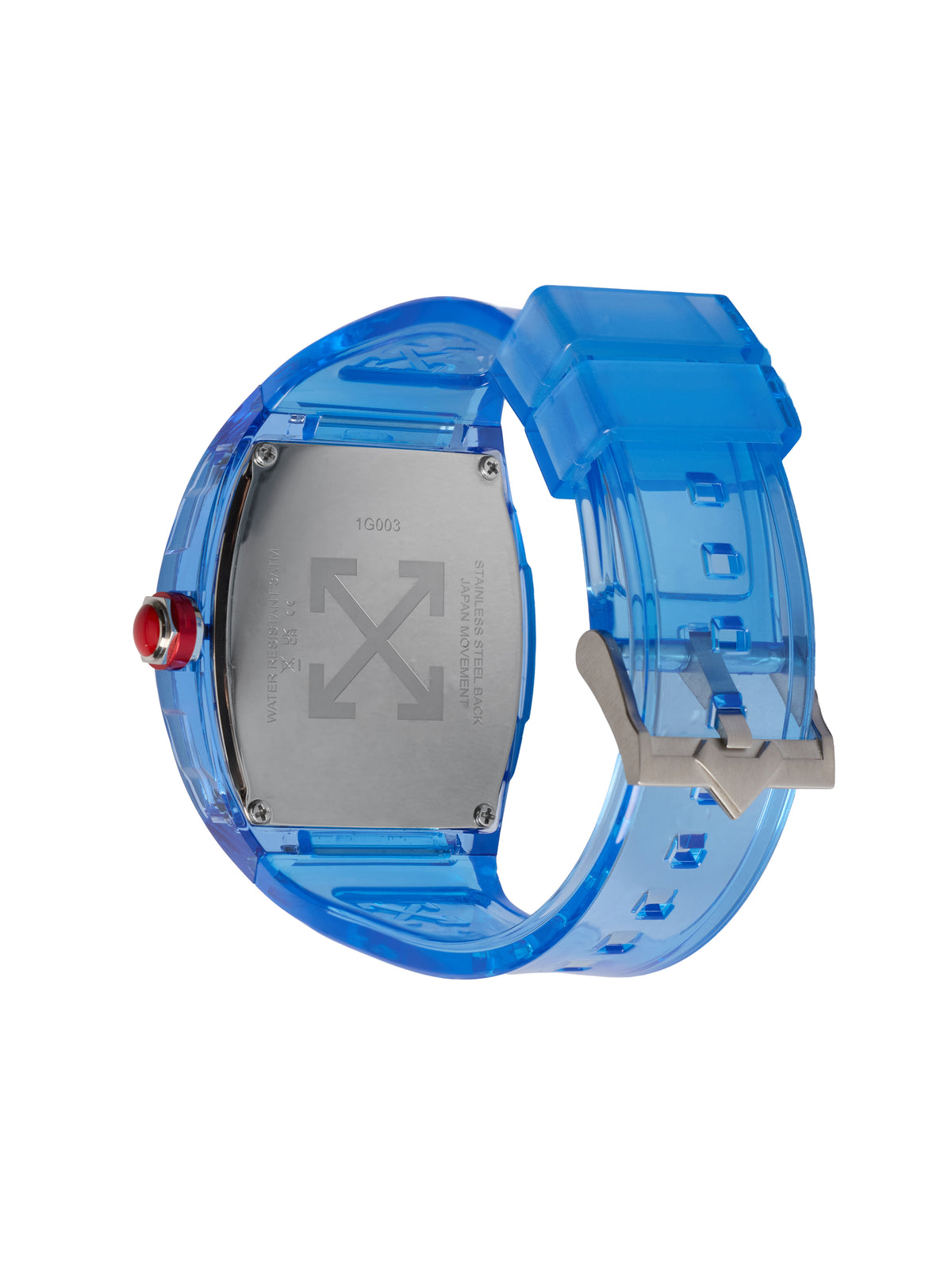OFF WHITE "Beat" Watch Blue OW1G003P