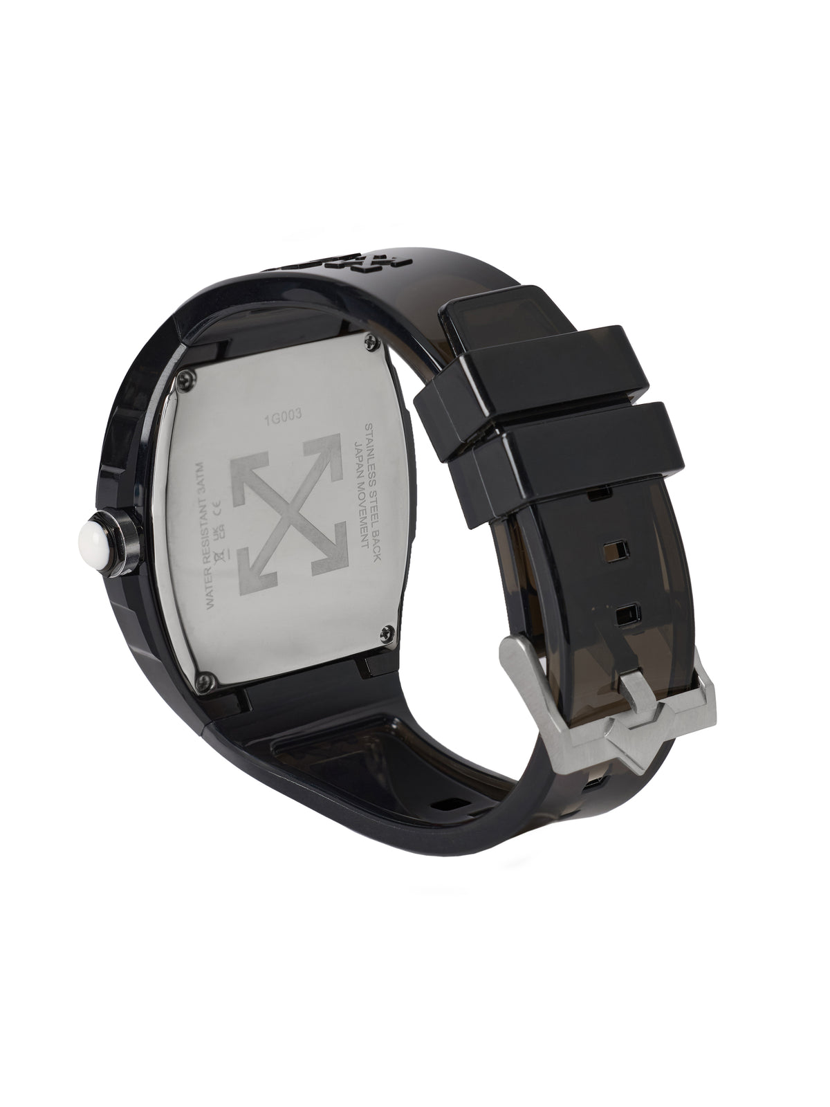OFF WHITE "Beat" Watch Black OW1G003P