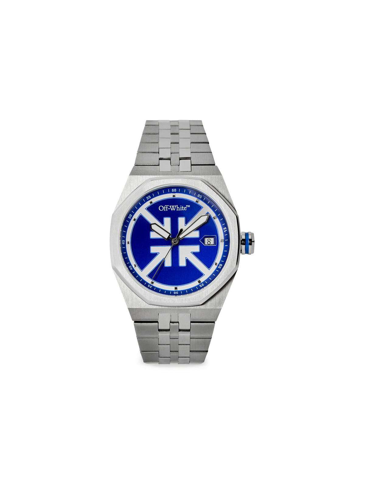 OFF WHITE "No Grid" Watch Silver OW1G007M