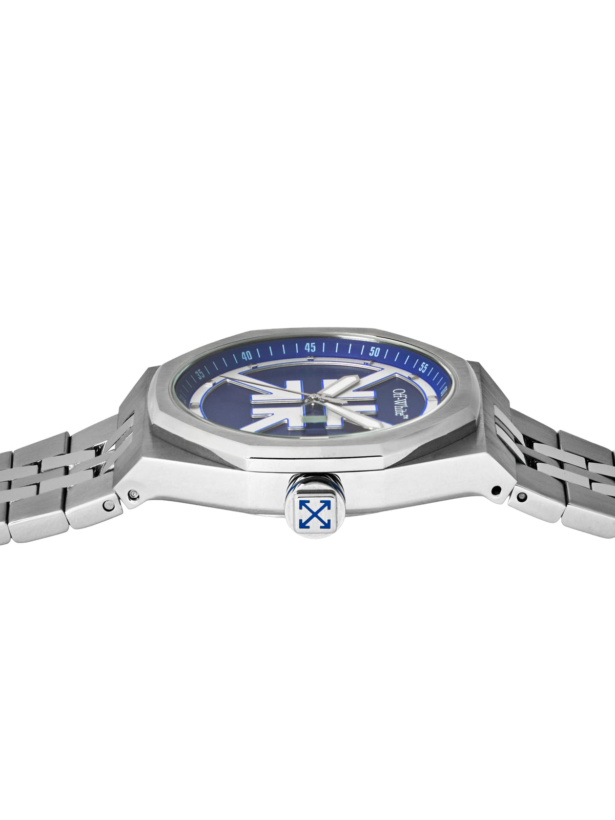 OFF WHITE "No Grid" Watch Silver OW1G007M