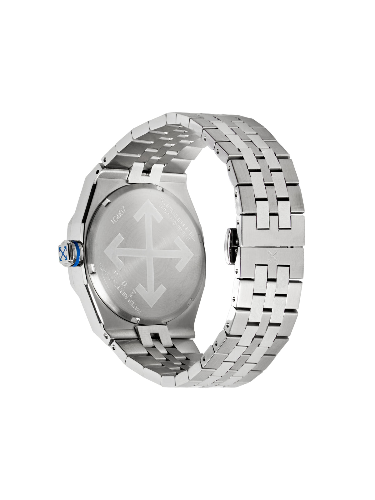 OFF WHITE "No Grid" Watch Silver OW1G007M