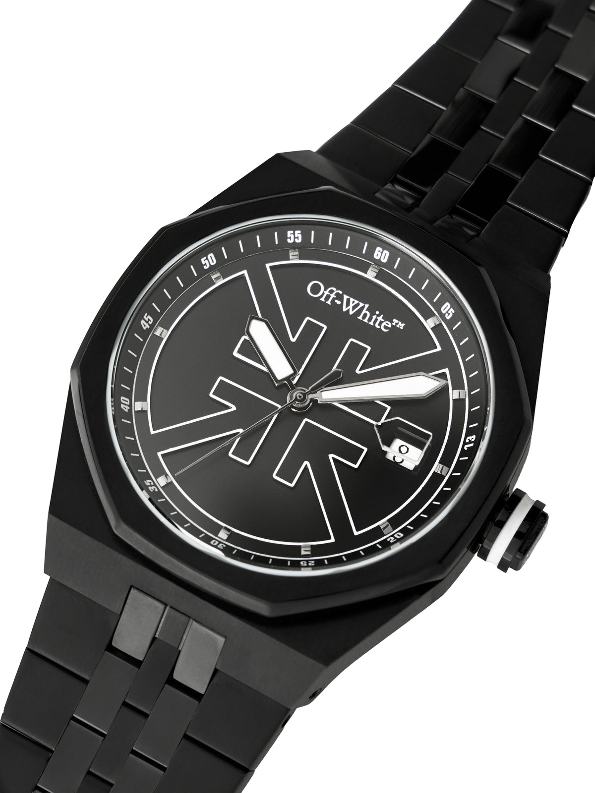 OFF WHITE "No Grid" Watch Black OW1G007M
