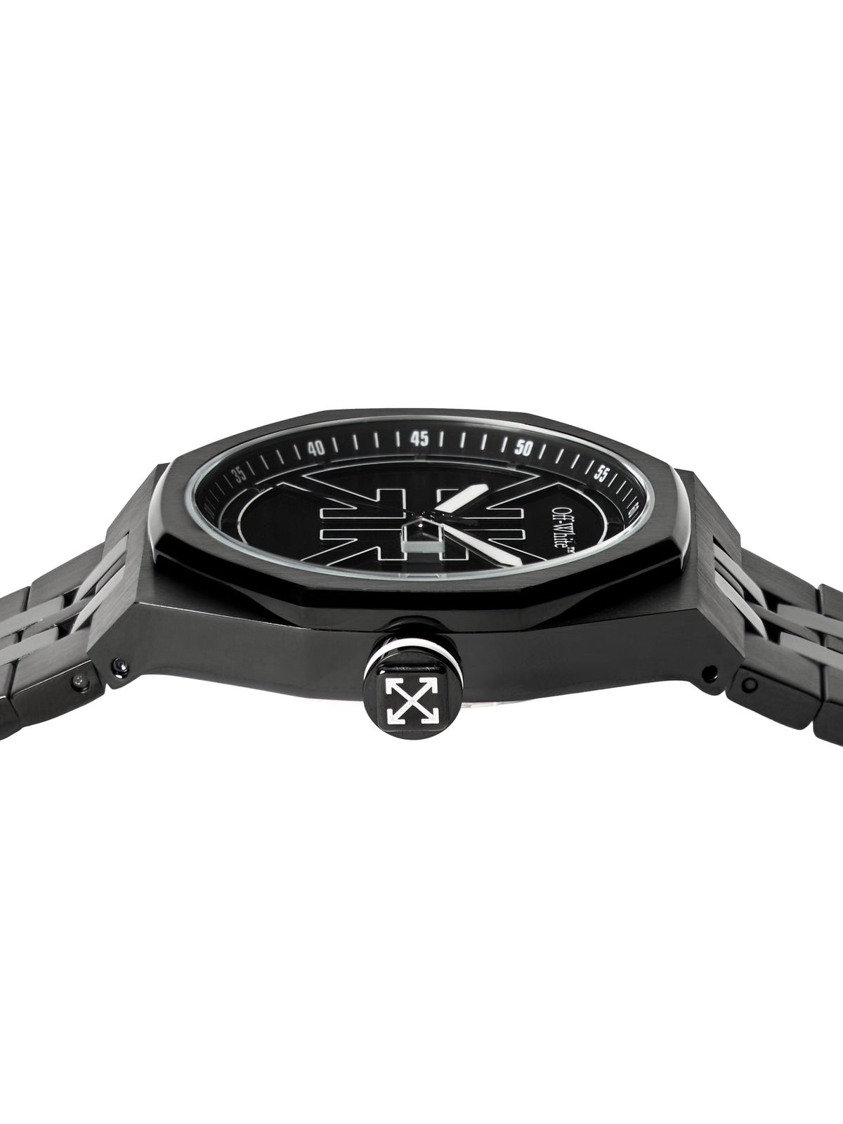 OFF WHITE "No Grid" Watch Black OW1G007M