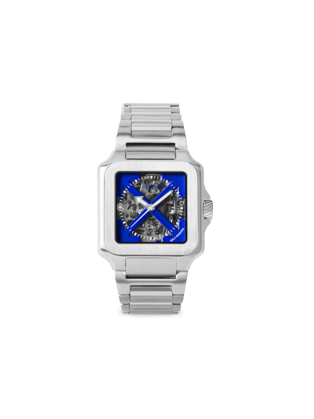 OFF WHITE "Proto Auto" Watch Silver OW1G008M