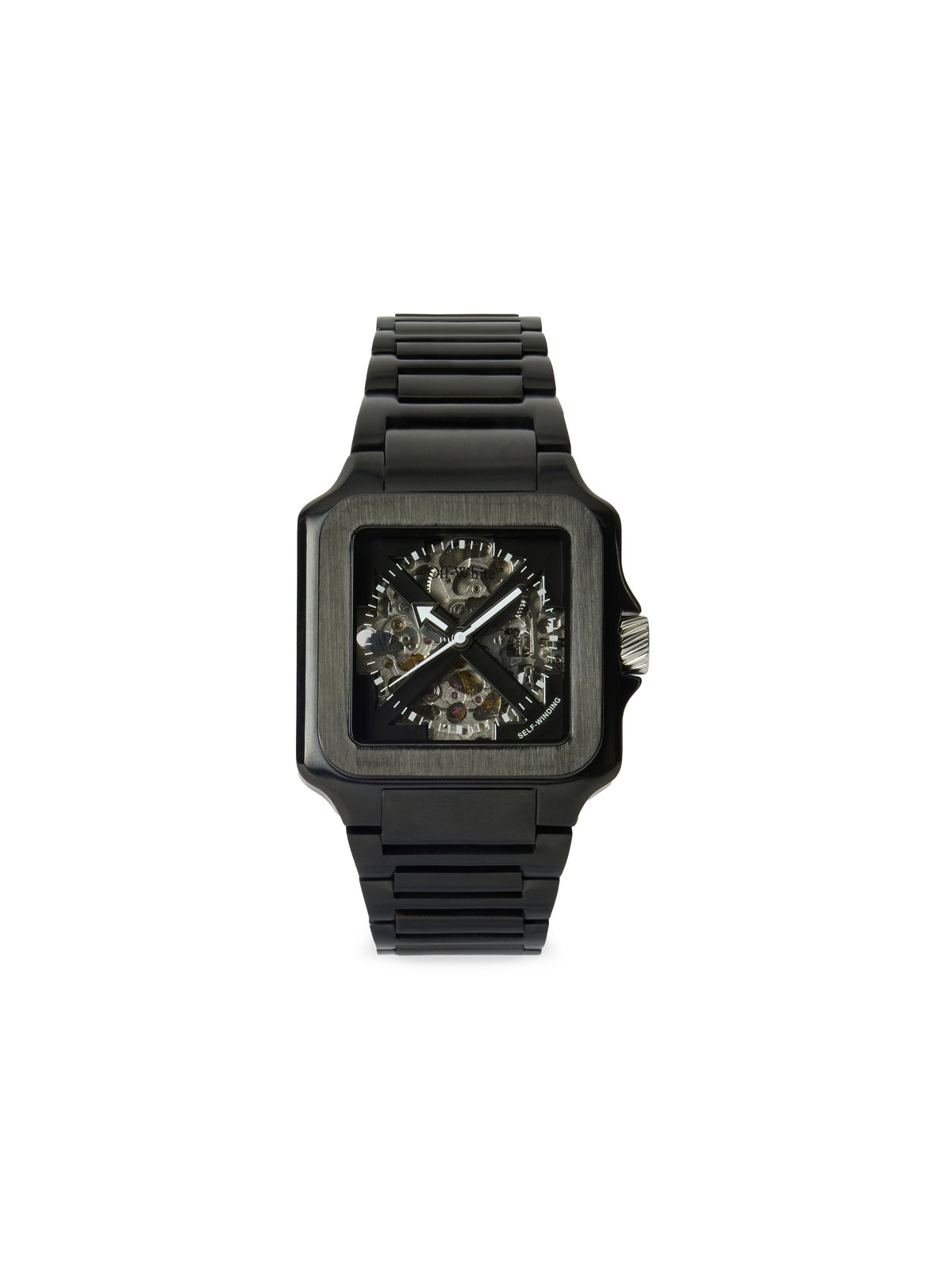 OFF WHITE "Proto Auto" Watch Black OW1G008M