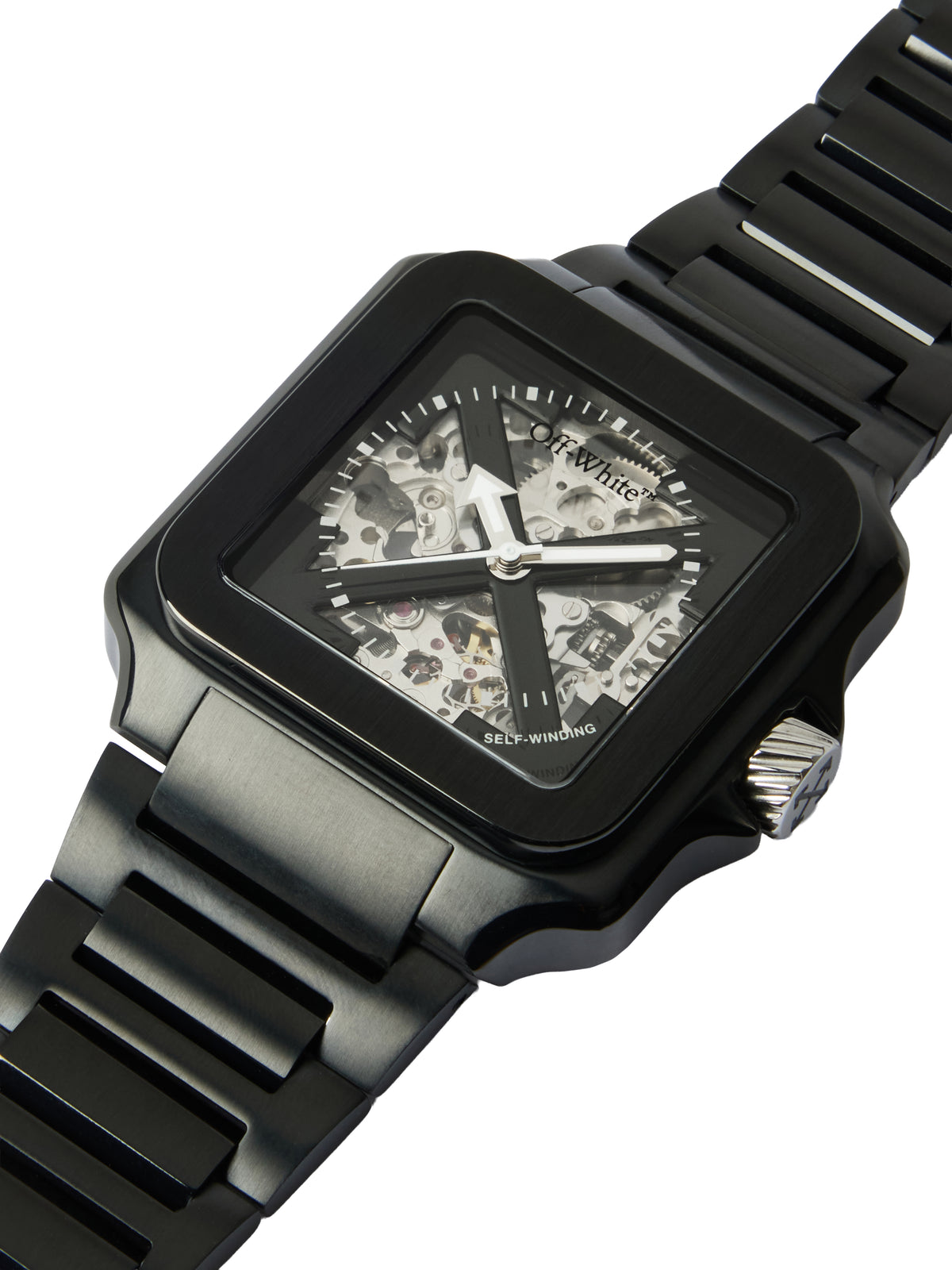 OFF WHITE "Proto Auto" Watch Black OW1G008M