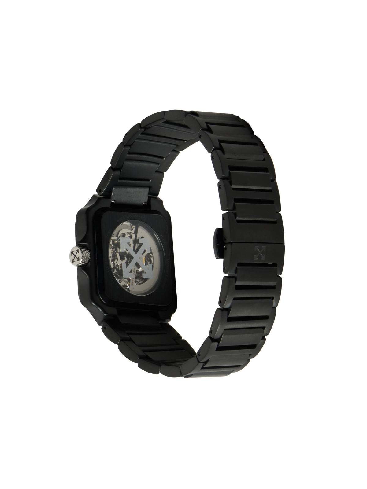 OFF WHITE "Proto Auto" Watch Black OW1G008M