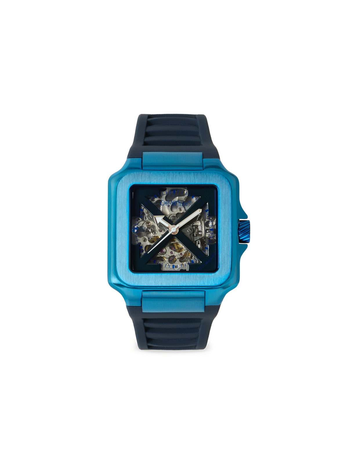 OFF WHITE "Proto Auto" Watch Blue OW1G008P