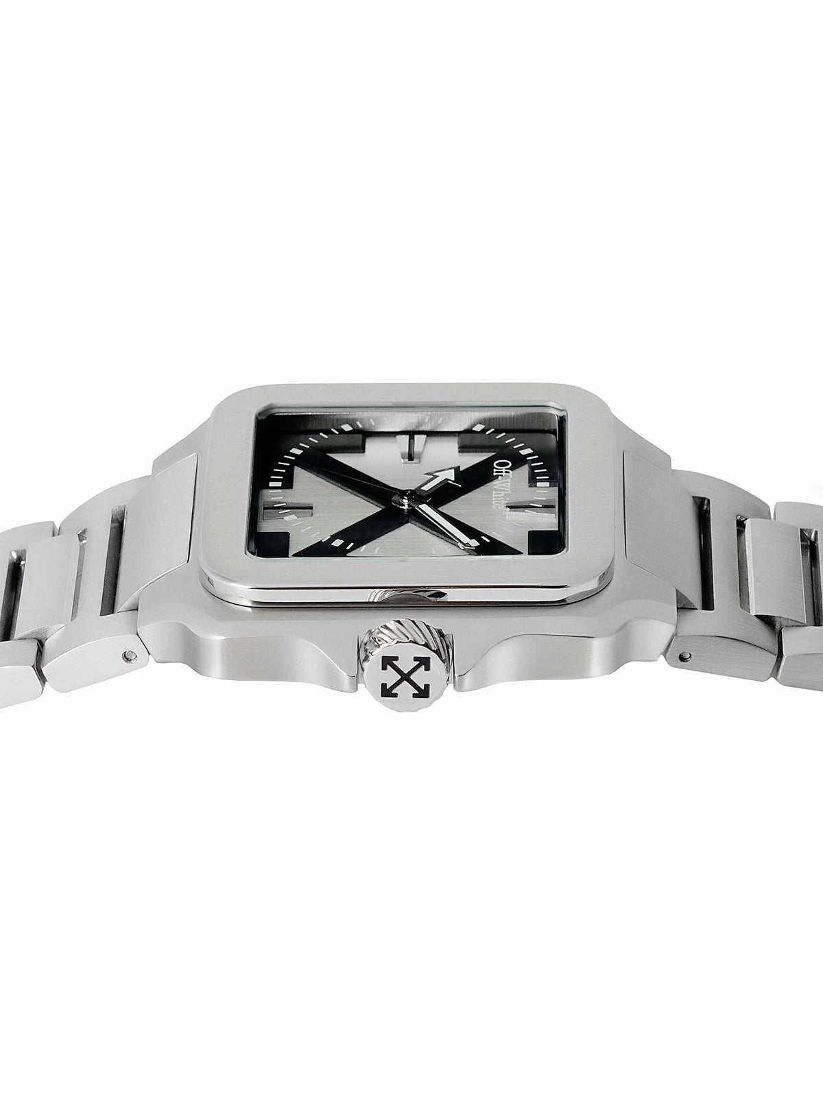 OFF WHITE "Proto Layer" Watch Silver OW1G009M