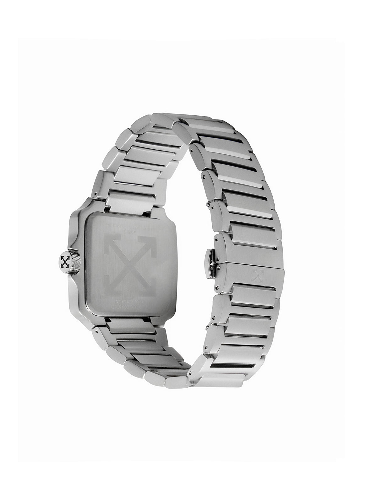 OFF WHITE "Proto Layer" Watch Silver OW1G009M