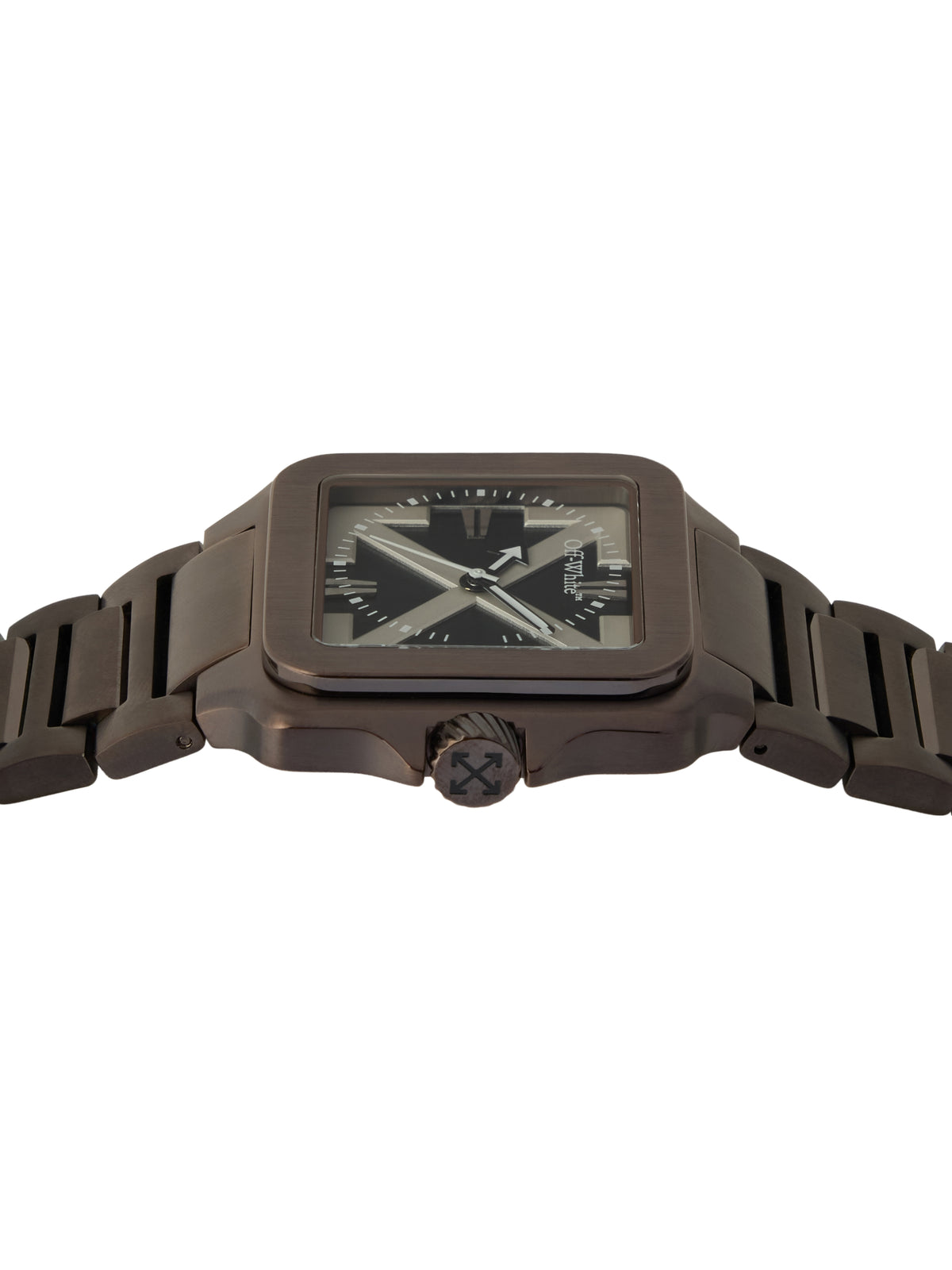 OFF WHITE "Proto Layer" Watch Brown OW1G009M