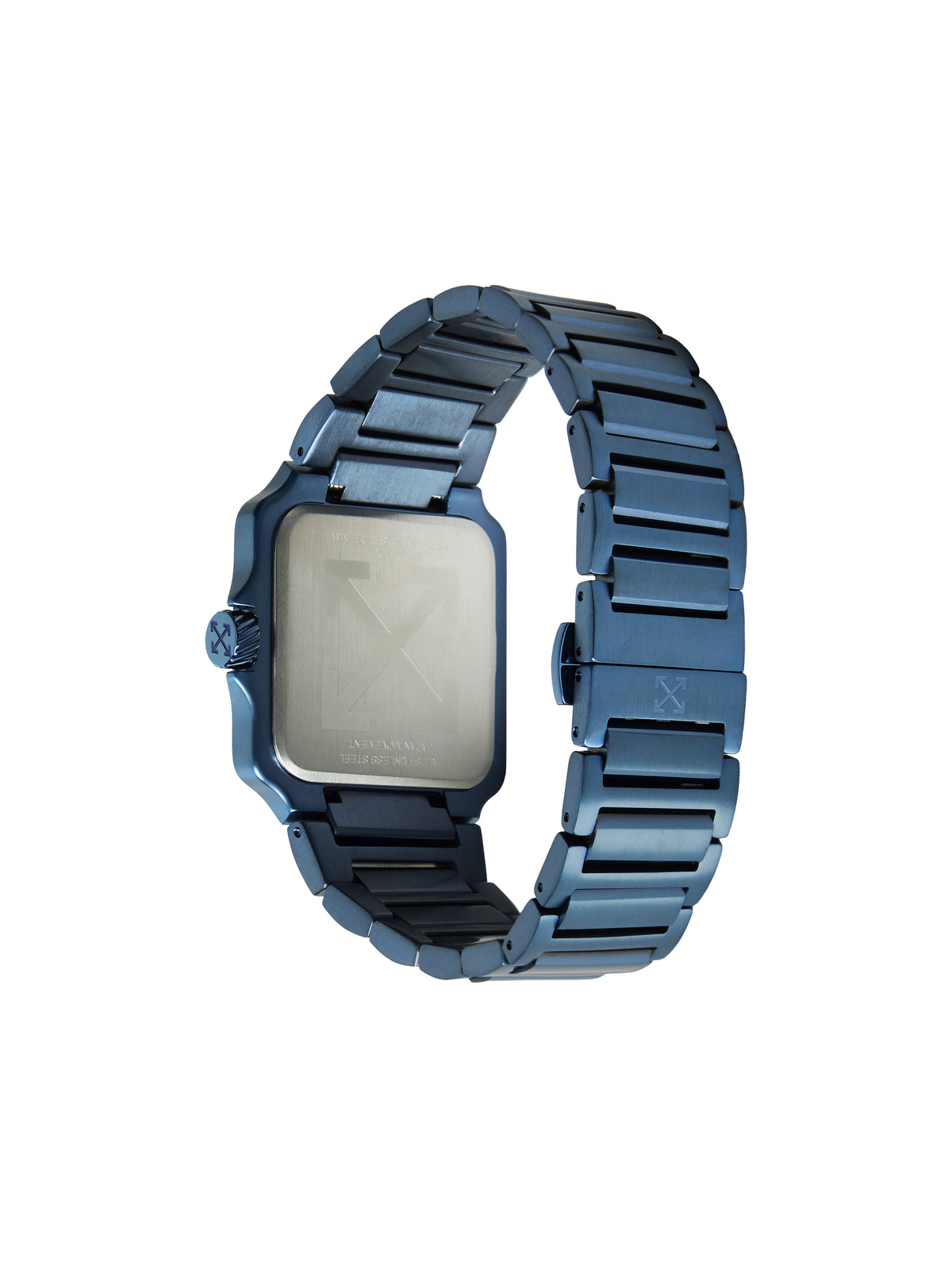 OFF WHITE "Proto Layer" Watch Two Tone Blue & Black OW1G009M