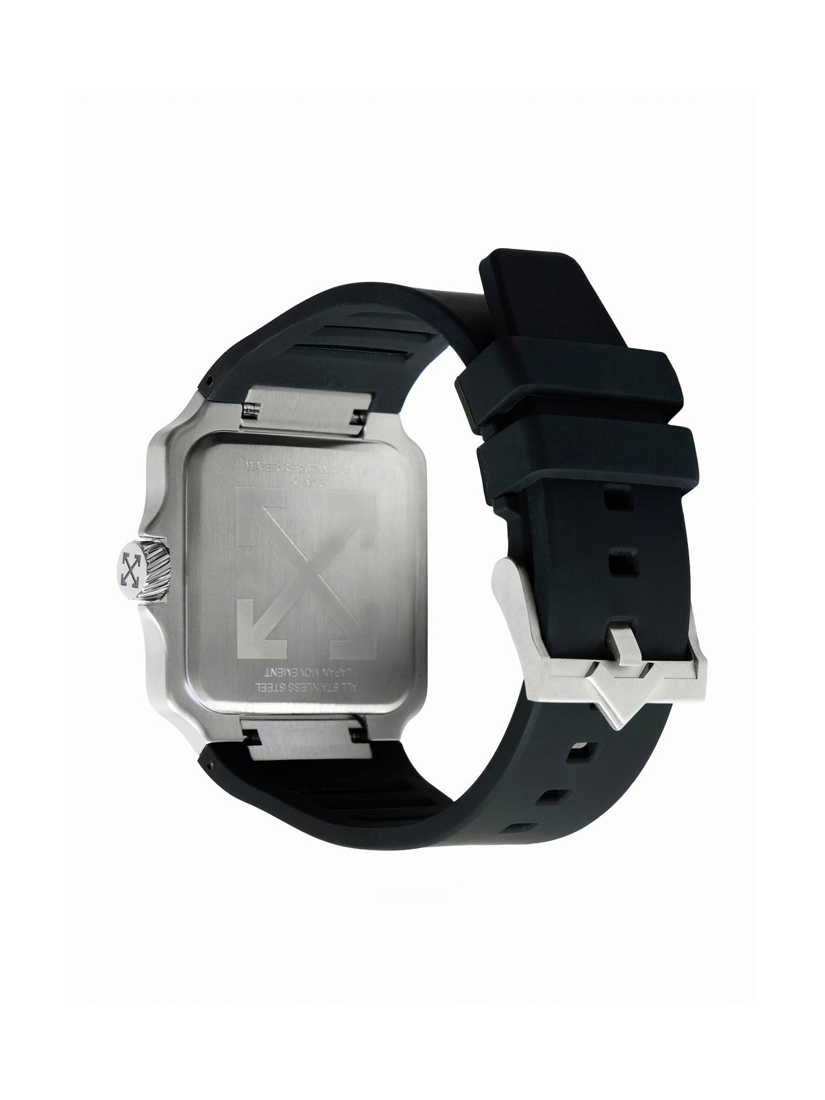 OFF WHITE "Proto Layer" Watch Silver OW1G009P