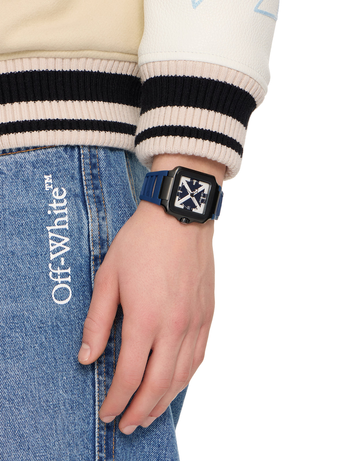 OFF WHITE "Proto Layer" Watch Black OW1G009P