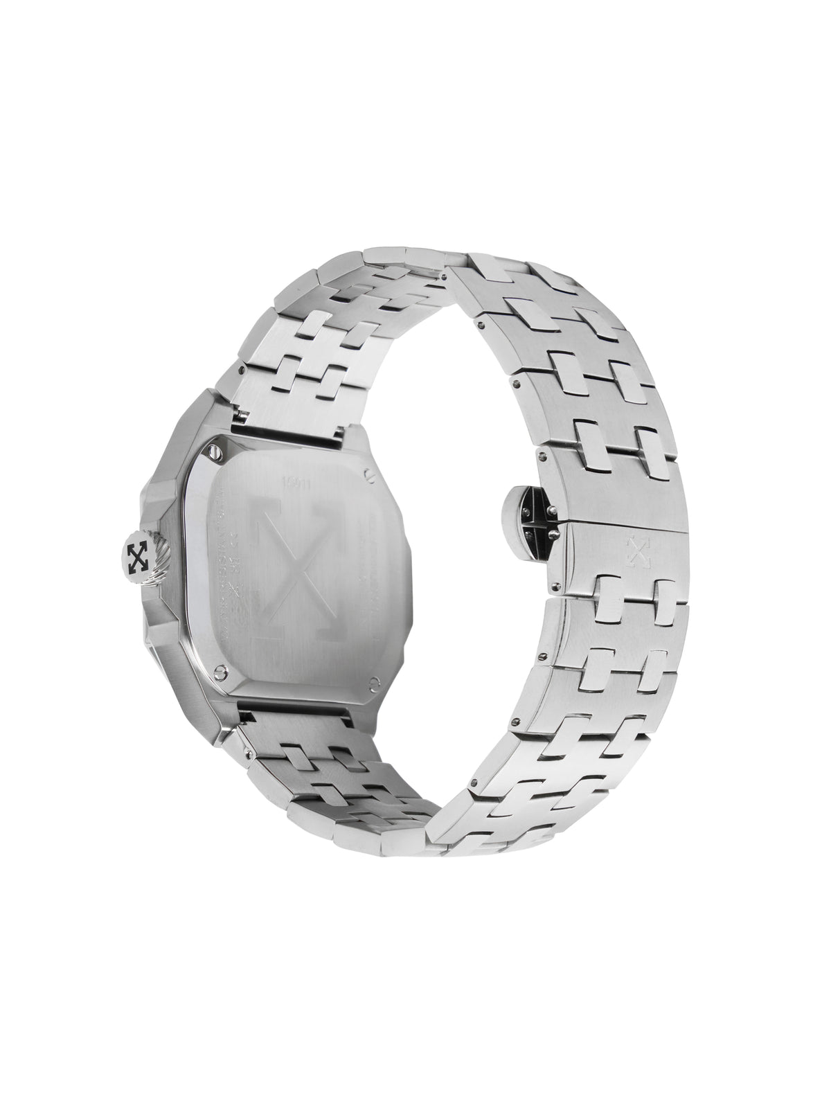 OFF WHITE "Heavy Duty" Watch Silver OW1G011M