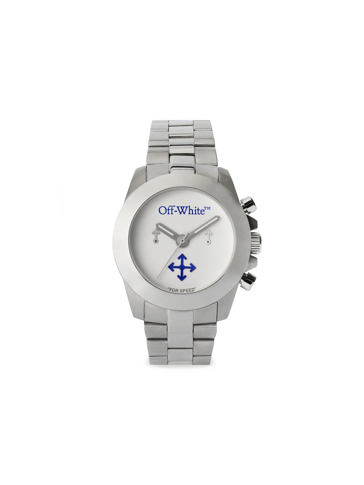 OFF WHITE "Reset" Watch Silver OW1G012M