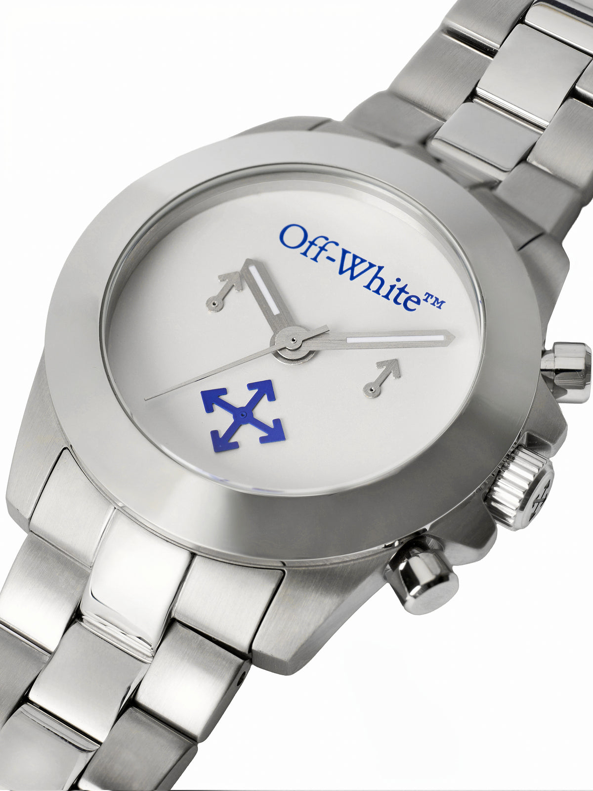 OFF WHITE "Reset" Watch Silver OW1G012M