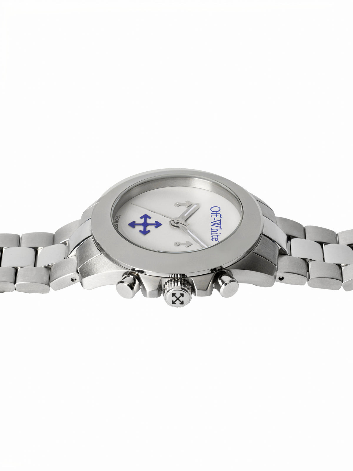 OFF WHITE "Reset" Watch Silver OW1G012M