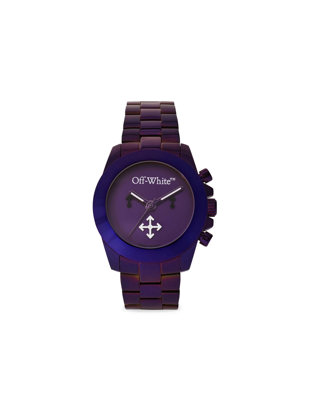 OFF WHITE "Reset" Watch Purple OW1G012M