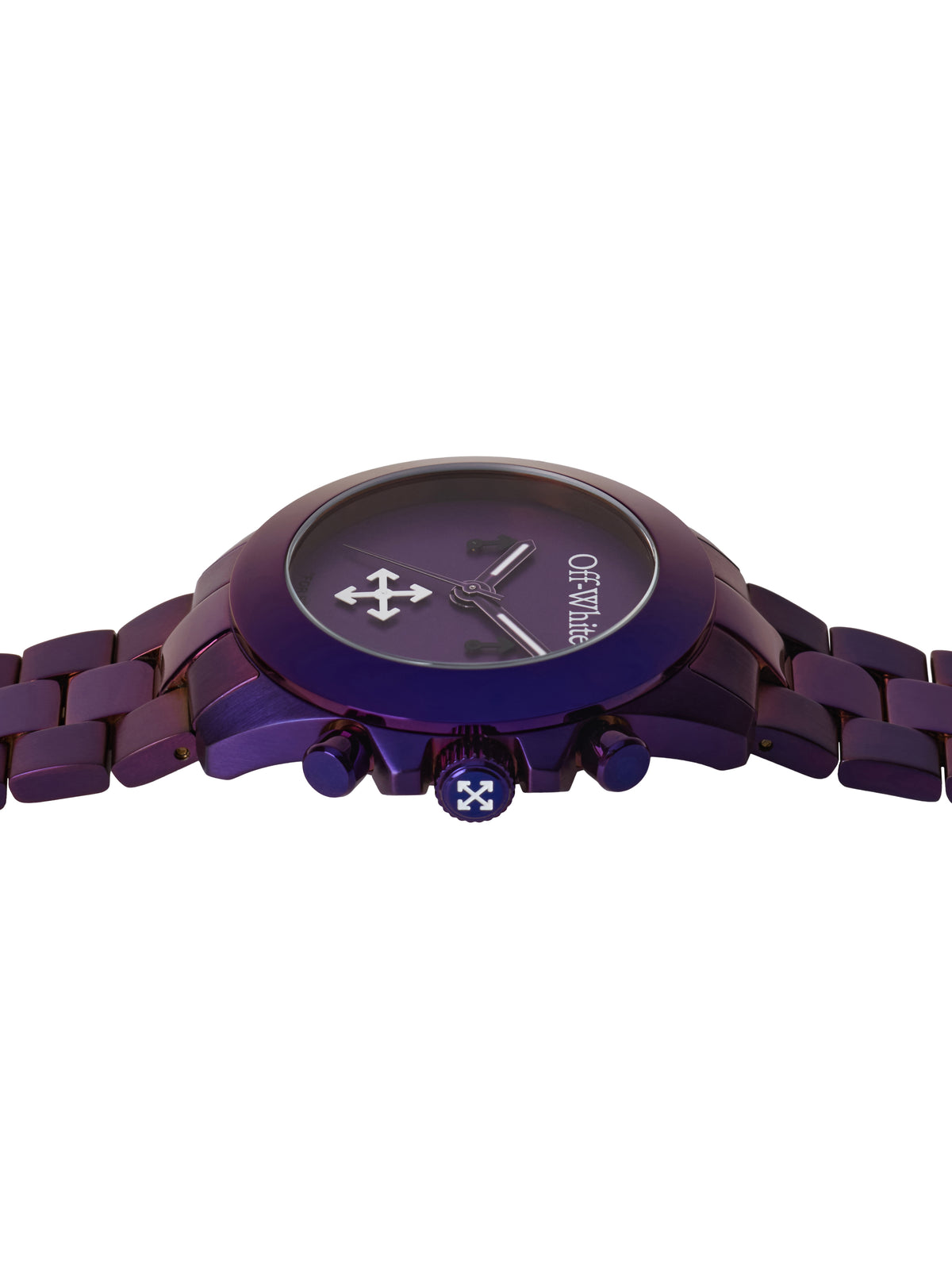 OFF WHITE "Reset" Watch Purple OW1G012M