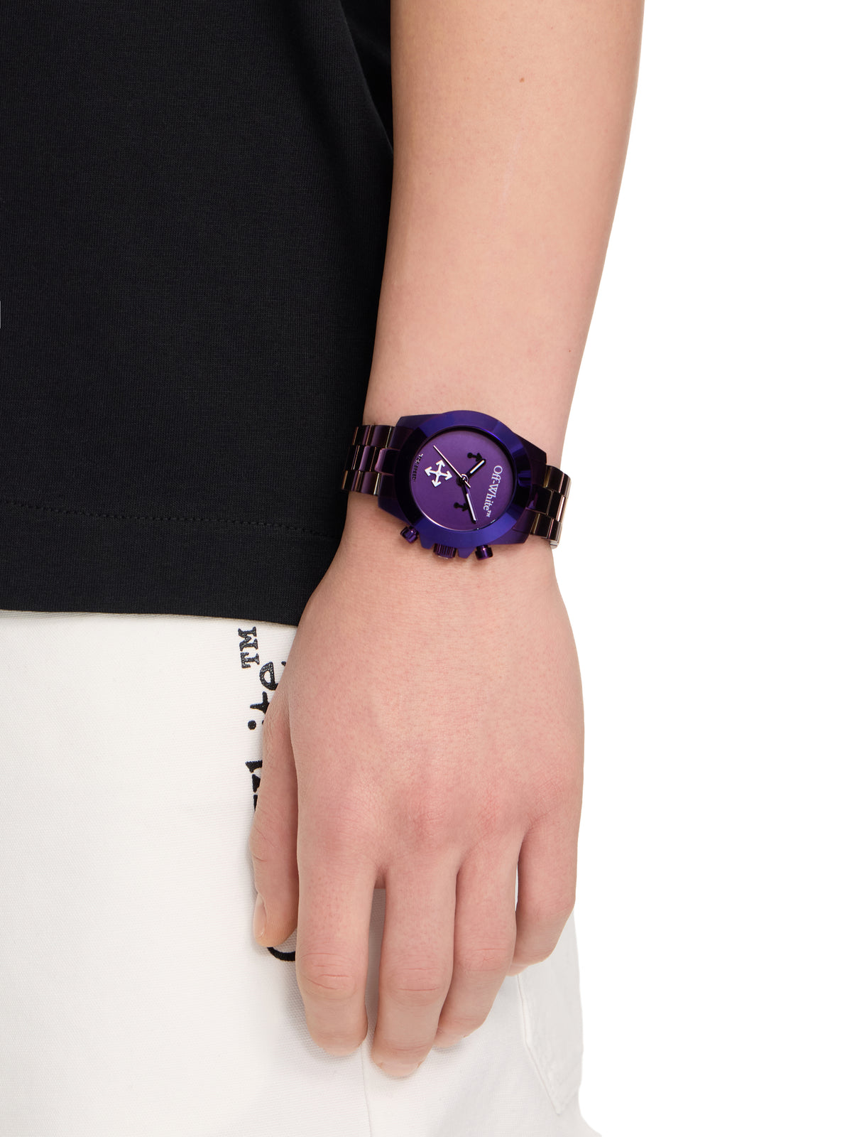 OFF WHITE "Reset" Watch Purple OW1G012M