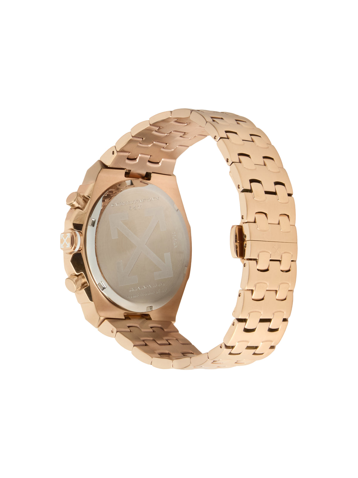 OFF WHITE "High Frequency Chrono" Watch Rose Gold OW1G023M