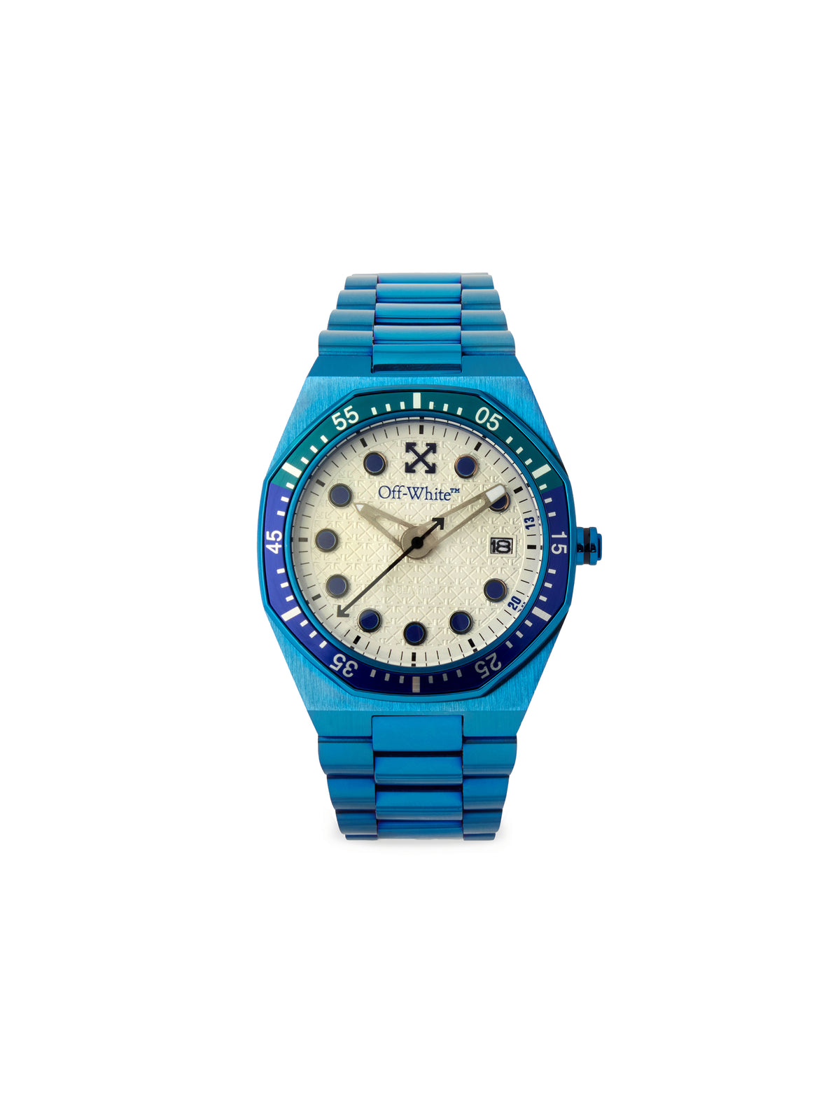 OFF WHITE "Dry Mode" Watch Blue OW1G024M