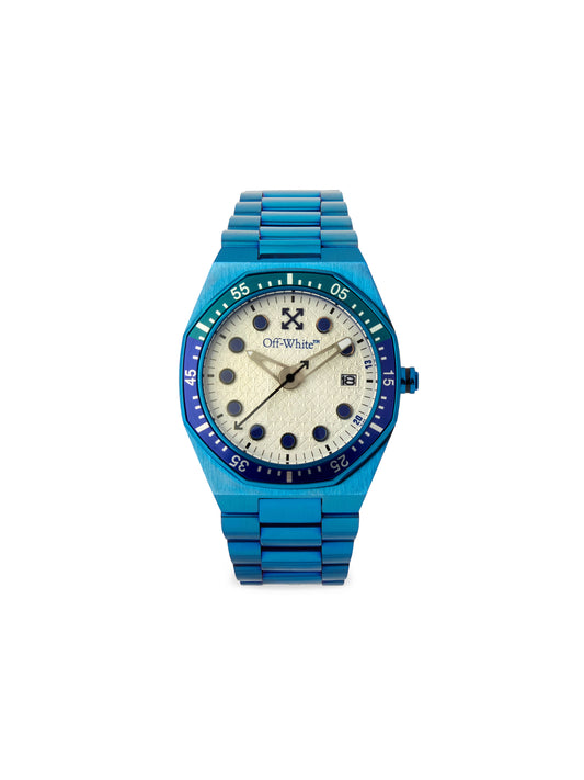 OFF WHITE "Dry Mode" Watch Blue OW1G024M